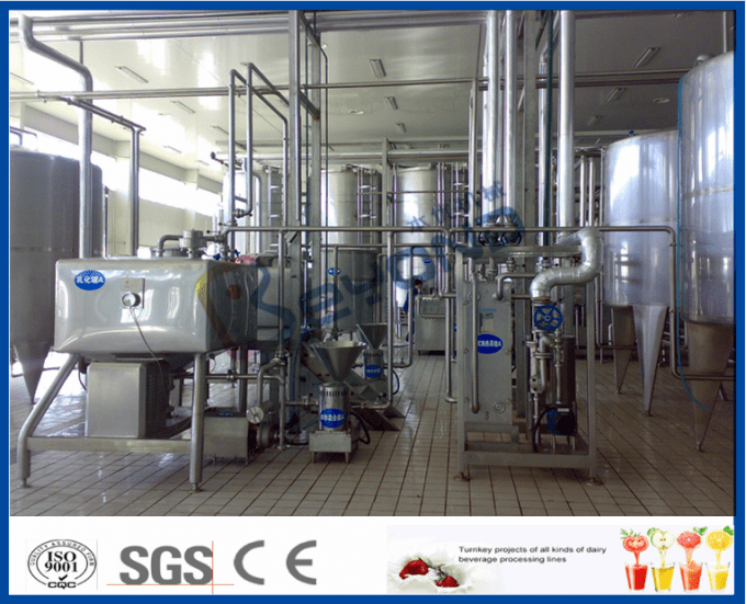 3000L / 5000L / 10000L Dairy Processing Plant For Milk Manufacturing Process