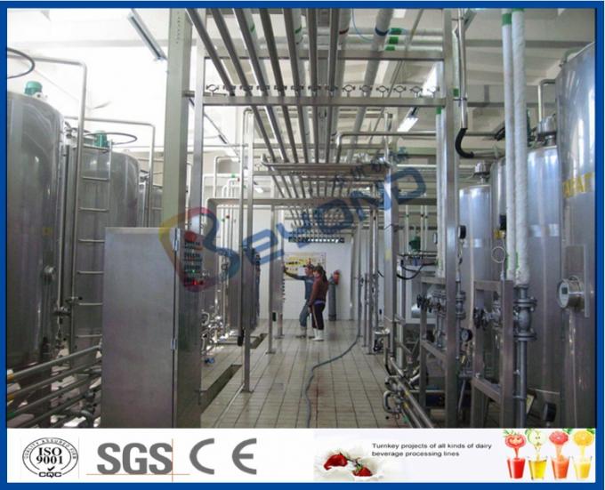 Heat Treated Pasteurized Milk Dairy Processing Plant With Milk