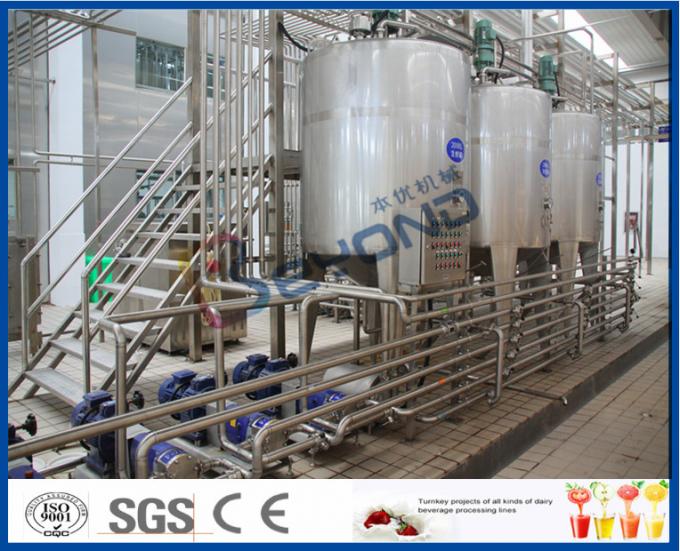 Full Automatic Yogurt Production Equipment , 2000L 20000LPH