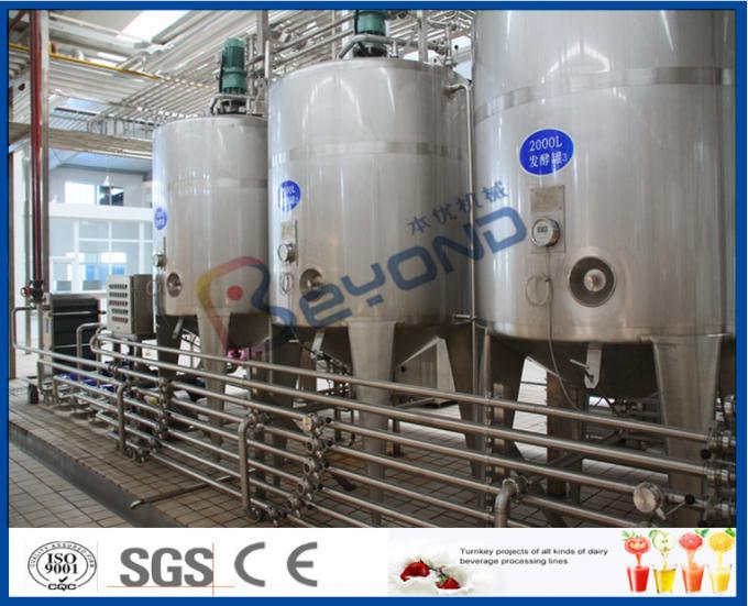 5 200TPD Yogurt Manufacturing Equipment , Industrial Yogurt