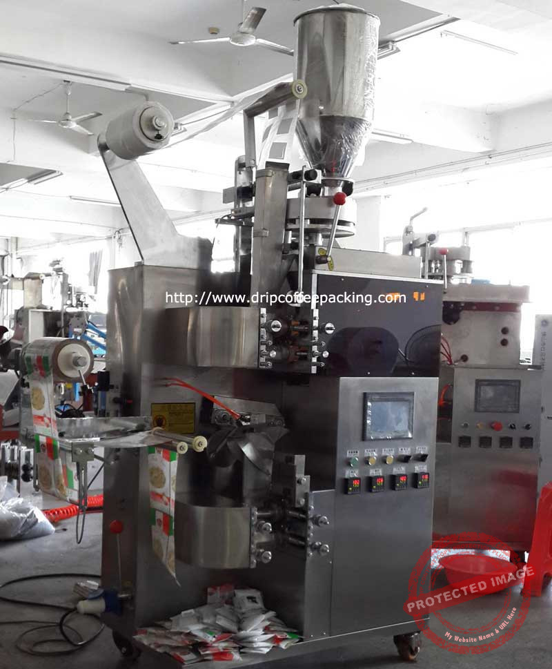 Automatic Drip Coffee Bag Packing Machine with Outer Envelope Drip