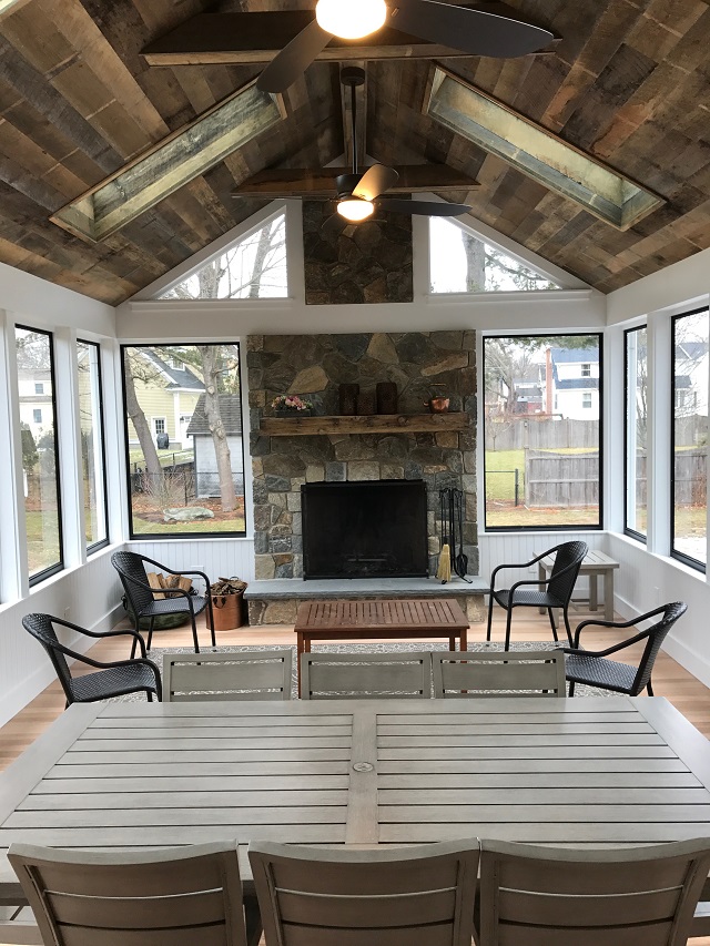 Screened Porch Project in Concord, MA Driscoll Contracting