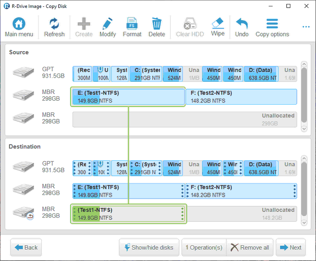 RDrive Image Help Copy a Disk to a Disk