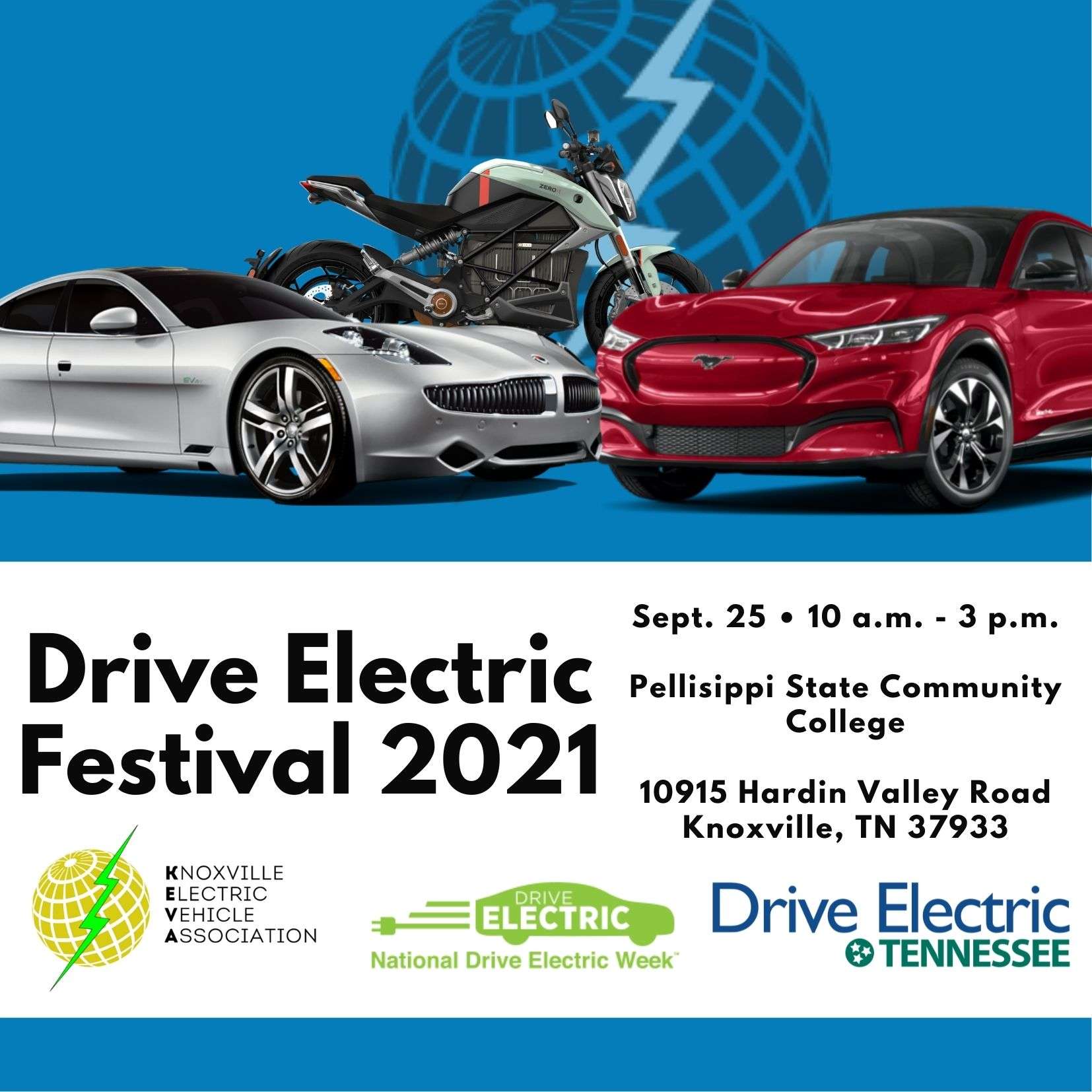 DET needs individual EV drivers for Drive Electric Festival 2021