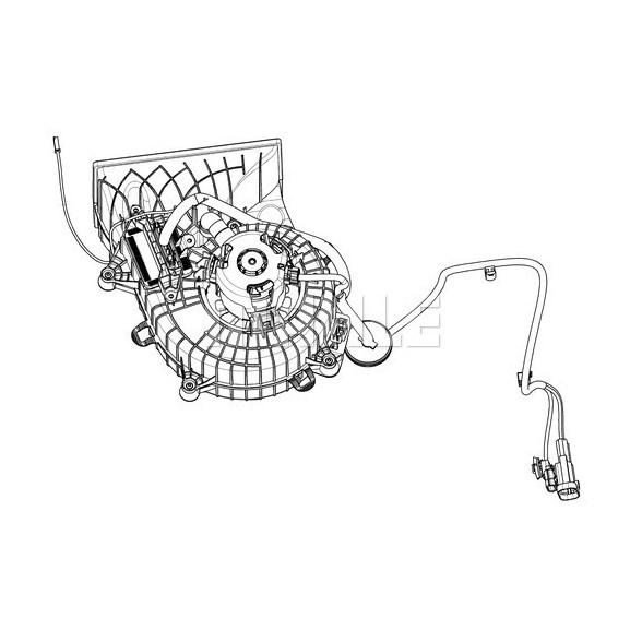 Mahle CFB1000P Battery Fan