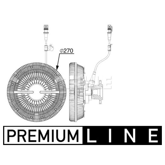 CFC242000P Mahle Radiator Fan Clutch