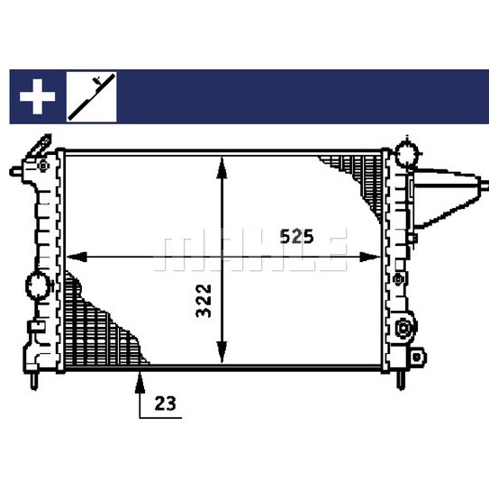 Mahle CR600000S Radiator