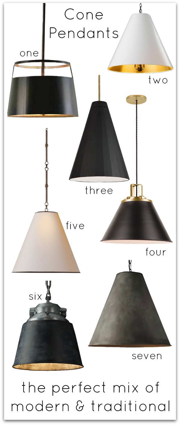 Kitchen Inspiration Cone Pendant Lighting Driven by Decor