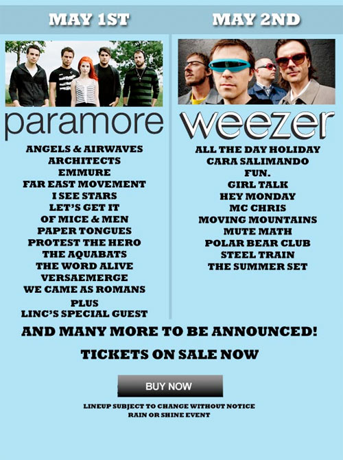 2010 Bamboozle Begins Announcing Bands Driven Far Off