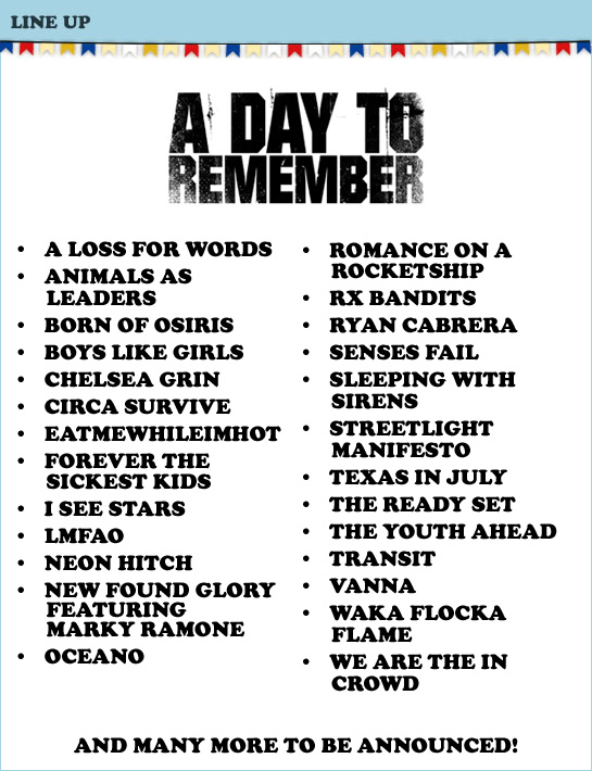 The Bamboozle 2011 Dates & Lineup Announced Driven Far Off