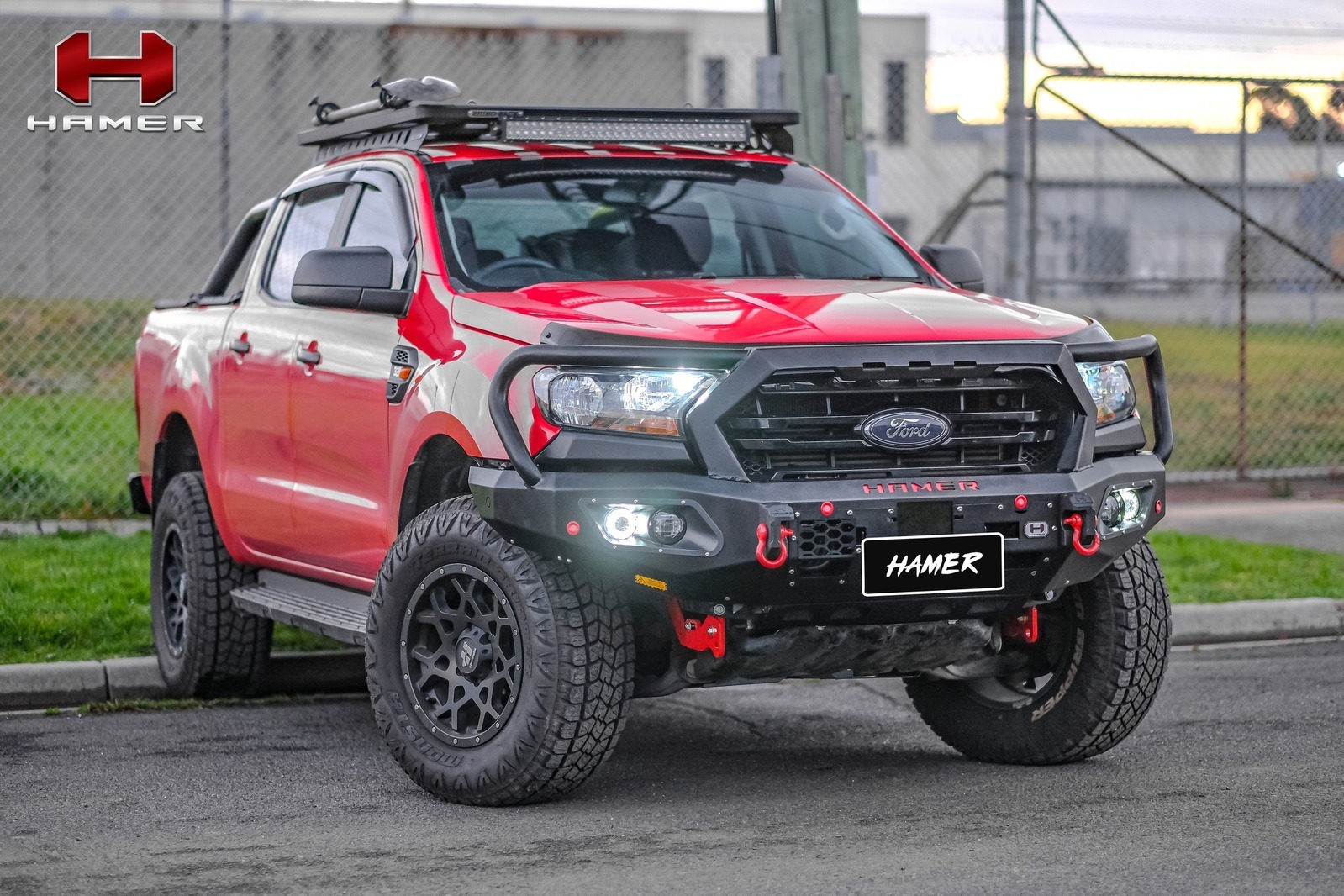 Ford Ranger PX2PX3 20152022 HAMER King Series Plus Bull Bar