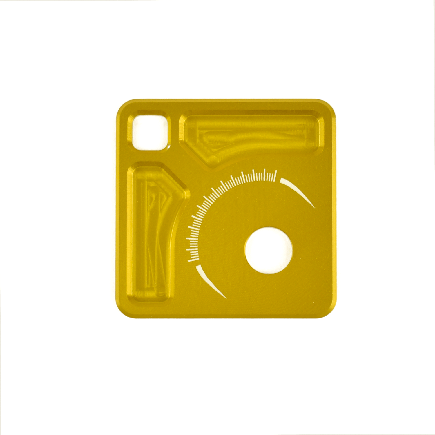 TT Rearset Adjustment Plates GOLD(set of 2) Driven Racing