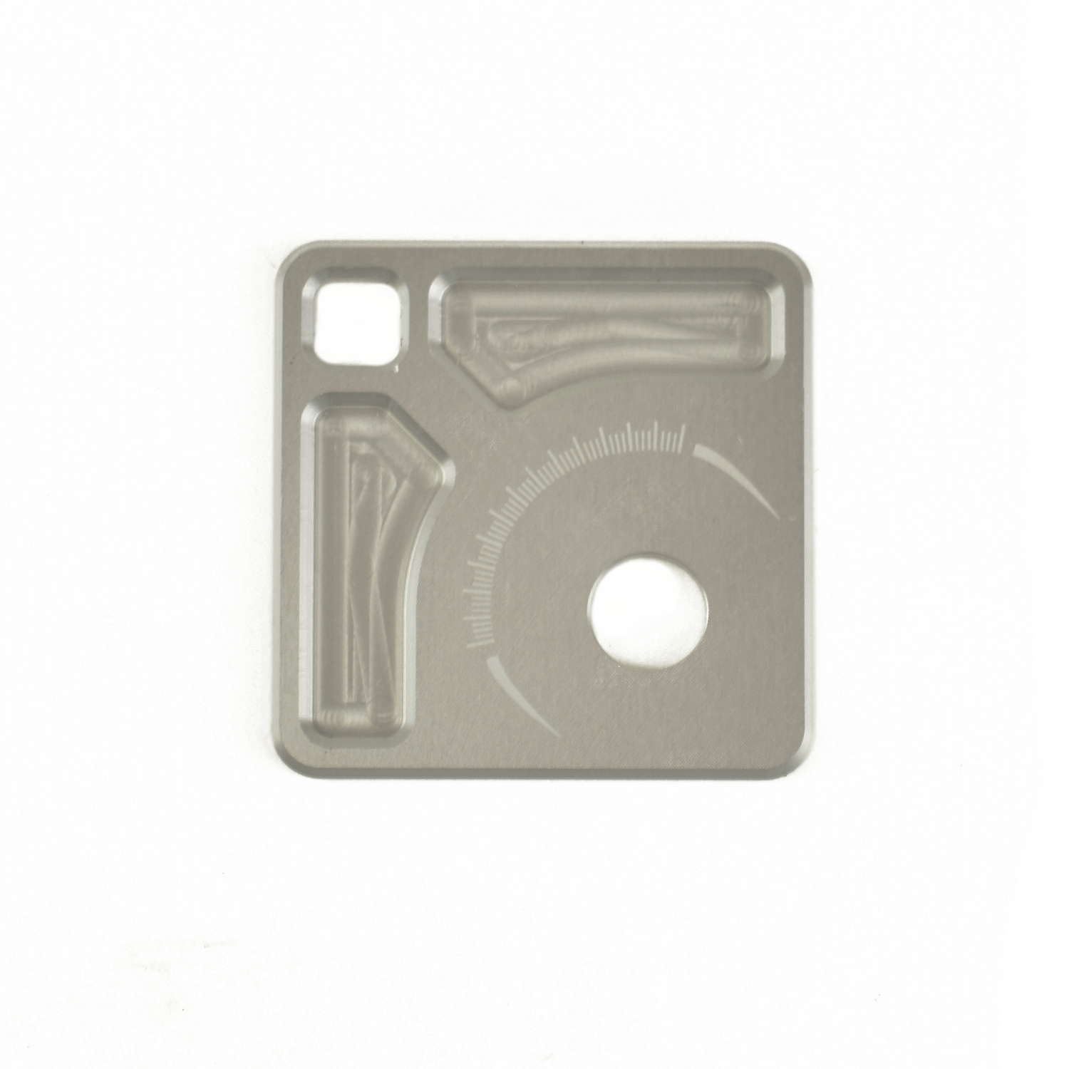 TT Rearset Adjustment Plates SILVER(set of 2) Driven Racing