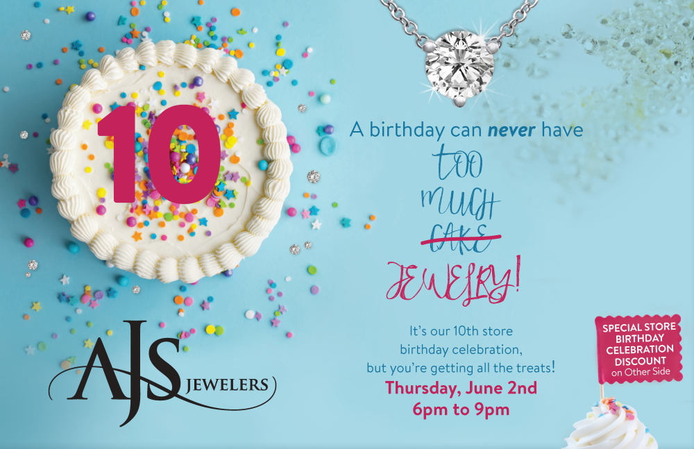 Store Anniversary Sales Event RegularSized Postcard Product Details Drive Retail Johns