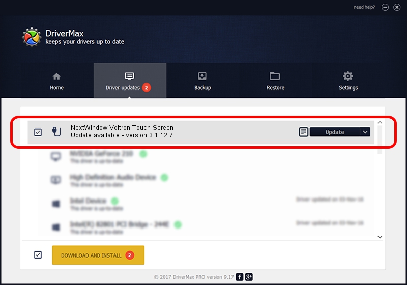 Download and install NextWindow NextWindow Voltron Touch Screen