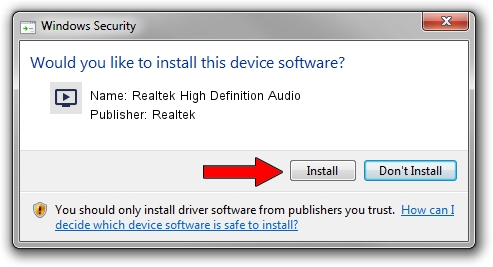 Download and install Realtek Realtek High Definition Audio