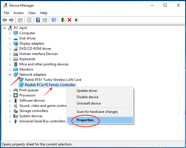 Windows Could not Find a Driver for Your Network Adapter