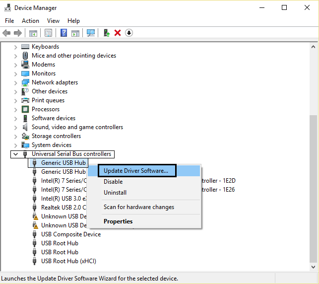 Generic usb hub driver windows 10 64 bit passata