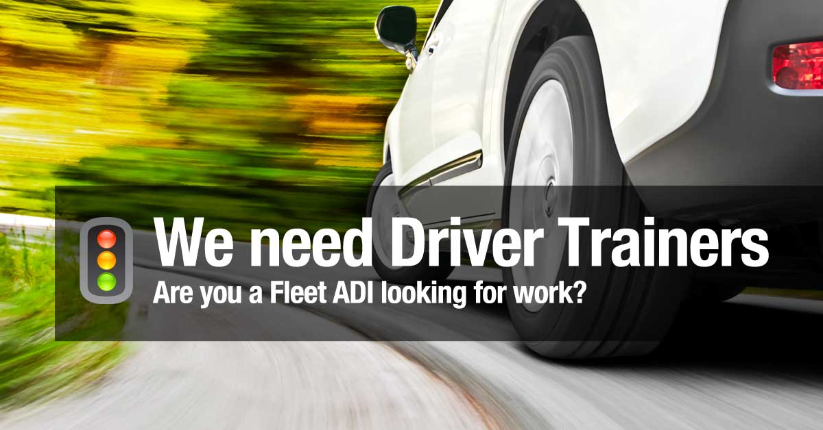 Driver Trainers Wanted Driving Monitor