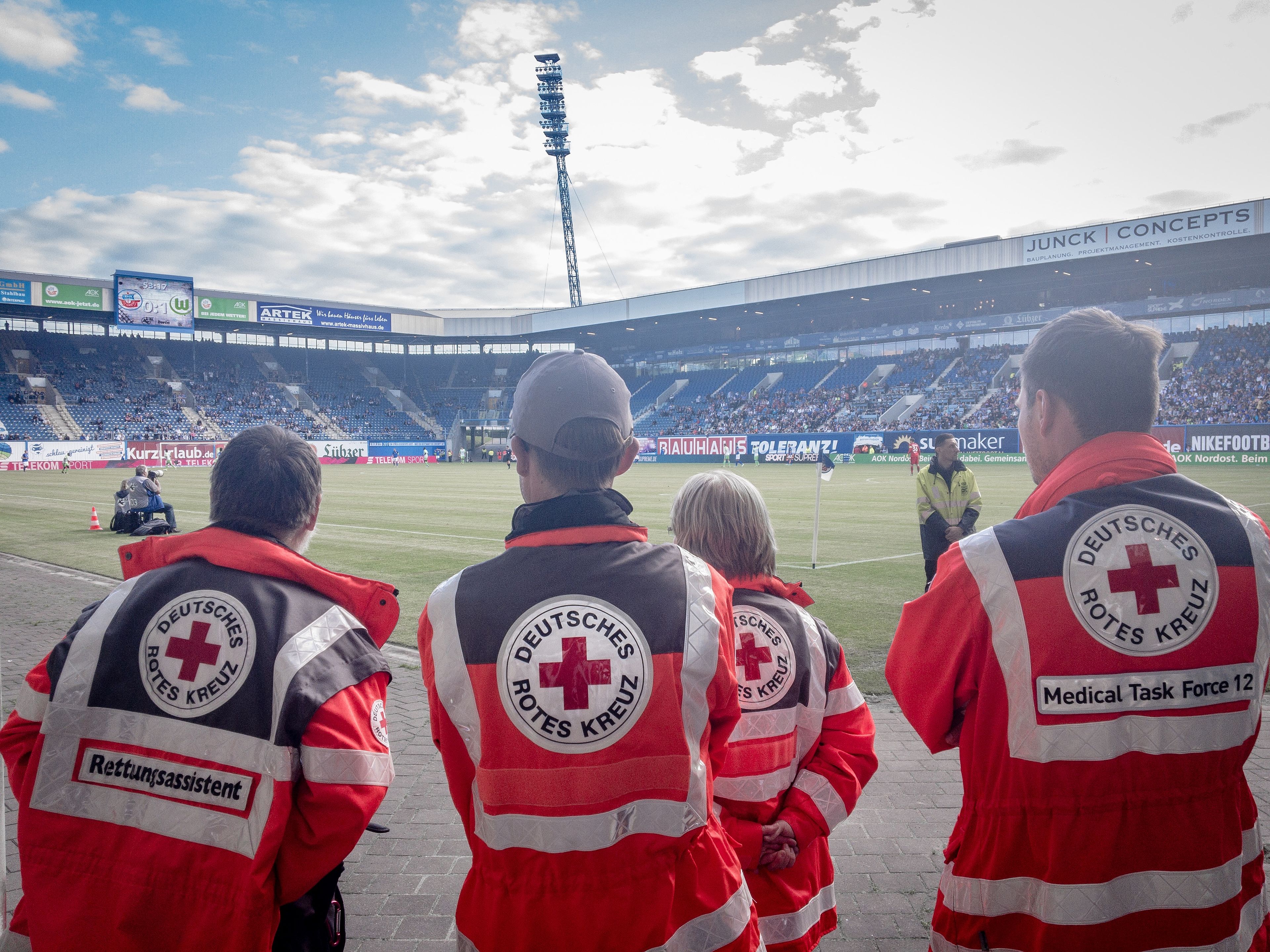 Sanitätsdienst Das DRK in Rostock