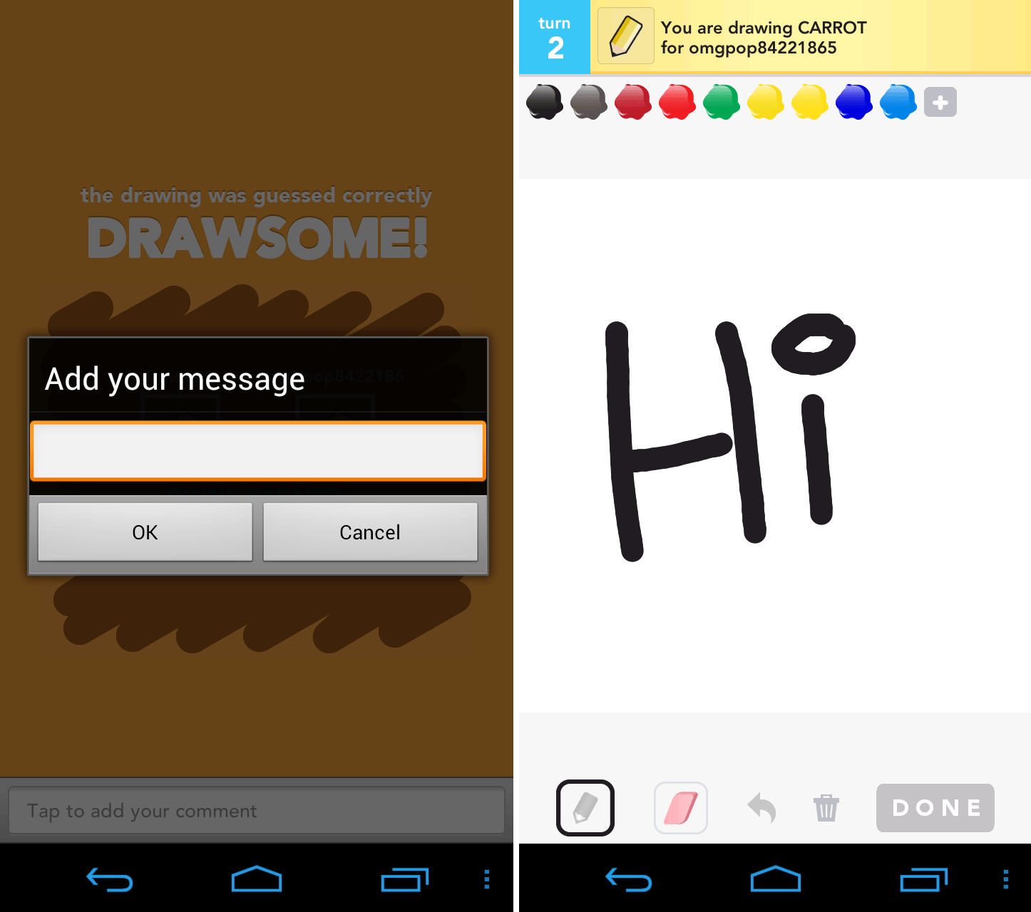 Draw Something Updated, Picture Comments, Undo Last Move, and