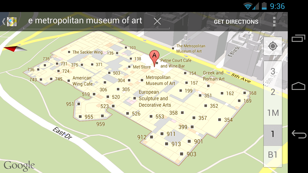 Google Indoor Maps Example Google Adds 20 Indoor Maps for Museums and the Smithsonian Zoological Park