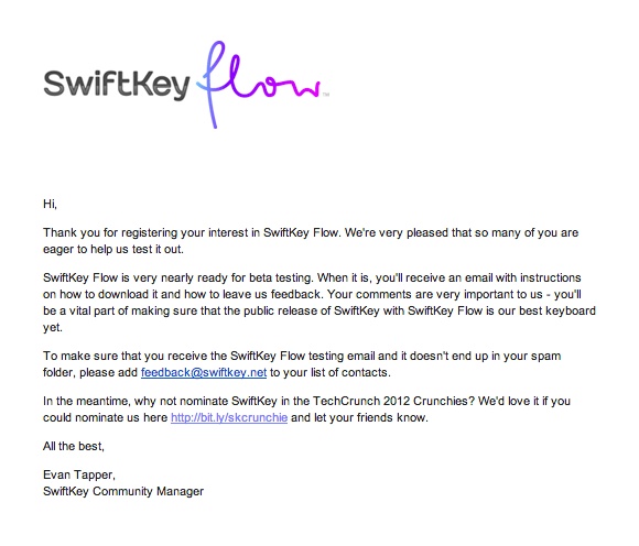 Swiftkey Flow Beta Invites Near, Time to Get Ready Droid Life