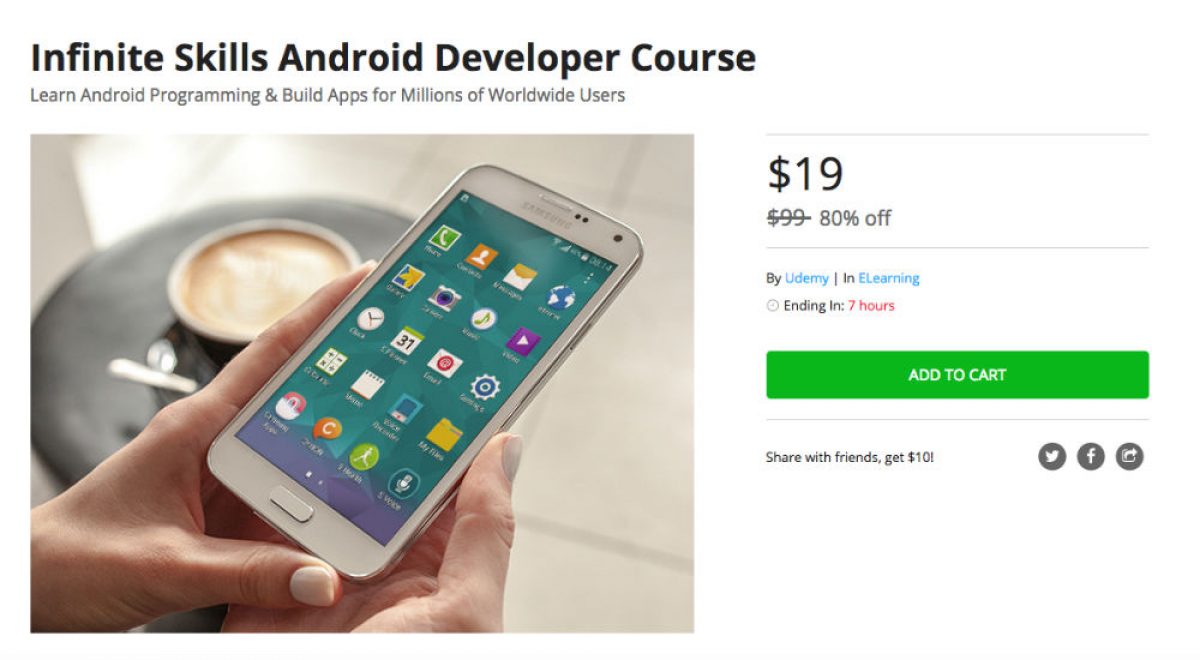 Deal Infinite Skills Android Developer Course for Just 19, Down From 100