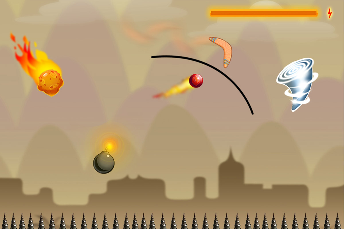 See how long you can keep the ball aloft in SlideBall Xtreme, now