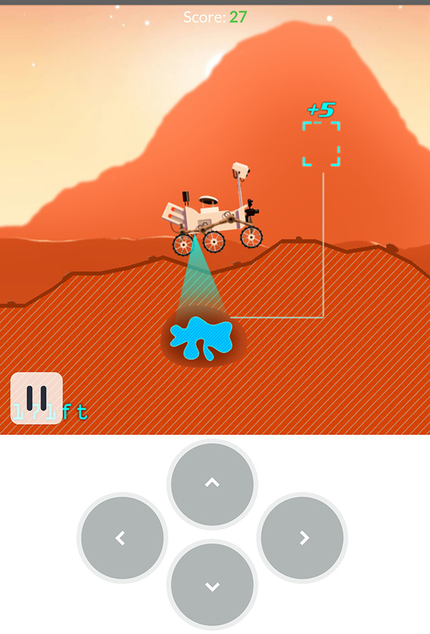 Help find water on Mars in NASA's new game called Mars Rover Droid Gamers