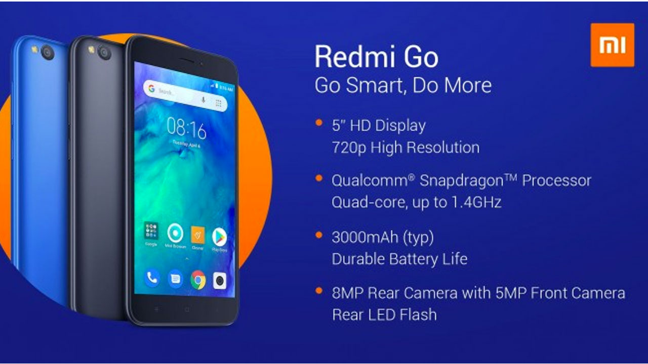 MEDIA GAWAI XIAOMI REDMI GO, SMARTPHONE TERBAIK DIBAWAH 1