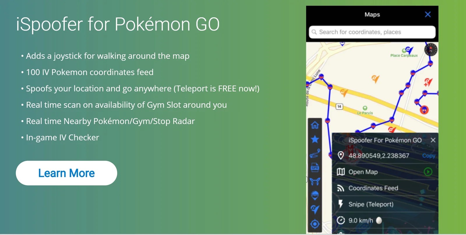 Download iSpoofer for Pokemon Go (ipa)Get Joystick