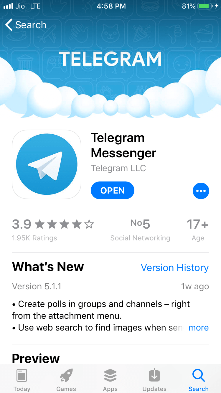 Telegram Official app -Droidtechie - DroidTechie