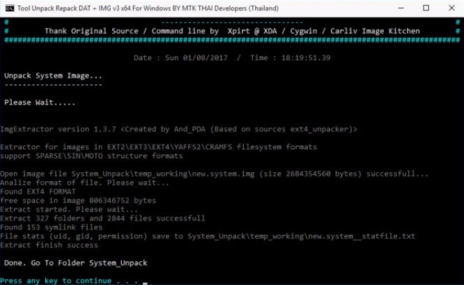 How to Convert and Extract System.img and System.new.dat Files on