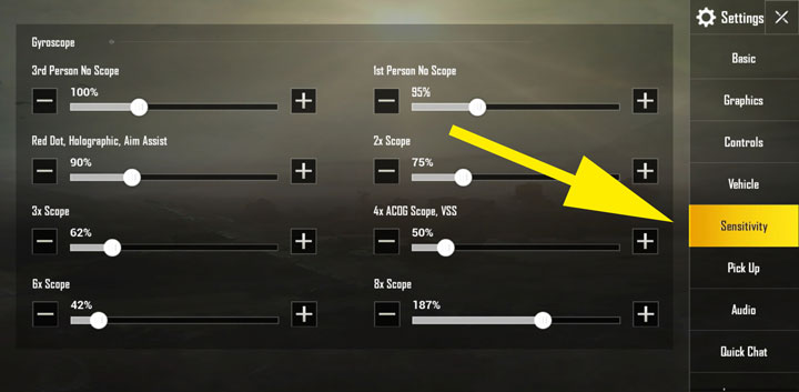 What is Gyroscope Sensor in PUBG Mobile Best Tips on
