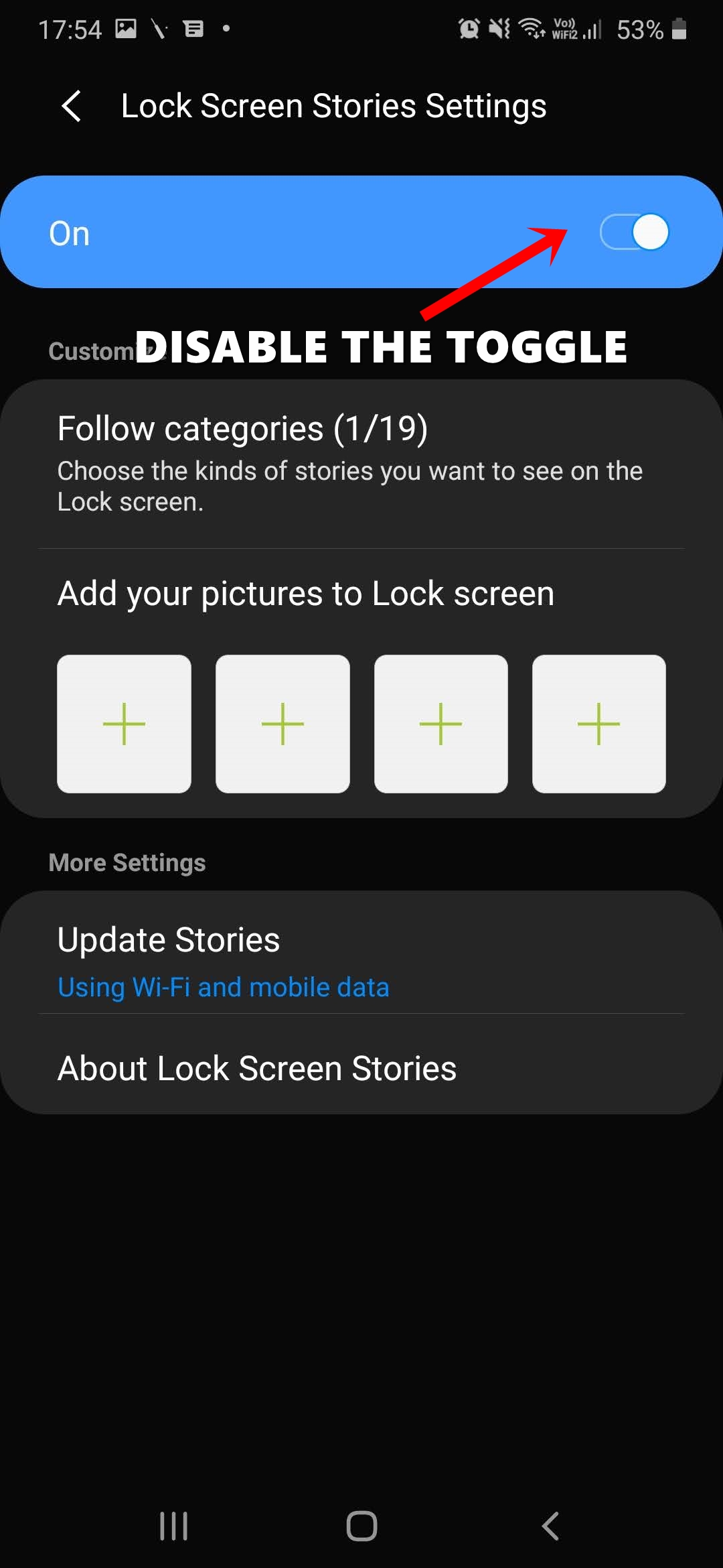 How to Disable One UI 2.0 Lock Screen Stories DroidViews