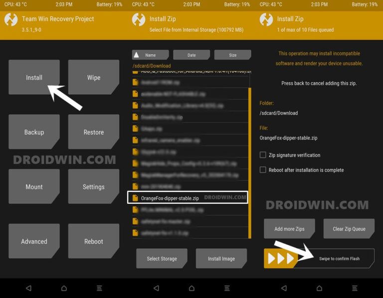 How to Install OrangeFox Recovery on Poco X3 DroidWin