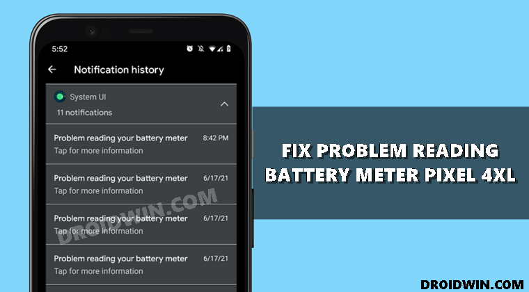 Fix Problem reading your battery meter on Pixel 4XL after June 2021 update