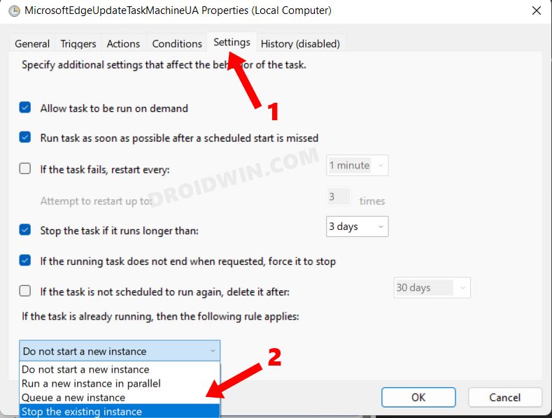 Task Scheduler failed to start Error Value 2147943785 in Windows 11 [Fix]
