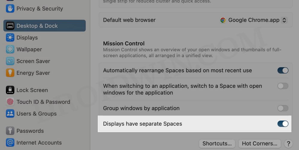 Mac second external display going black on Full Screen [Fix]