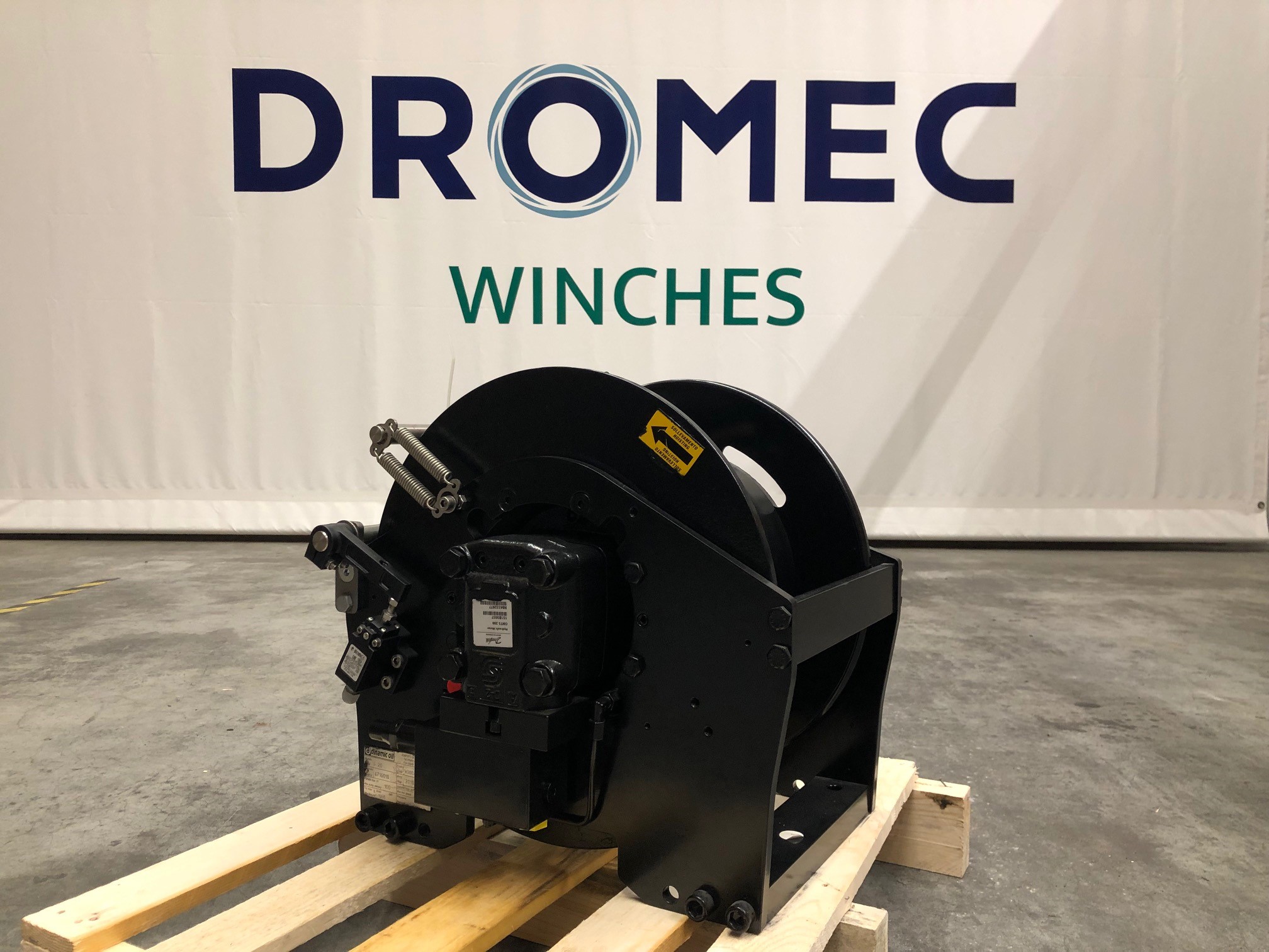 Dromec supplied a Dinamic Oil S20 winch from stock