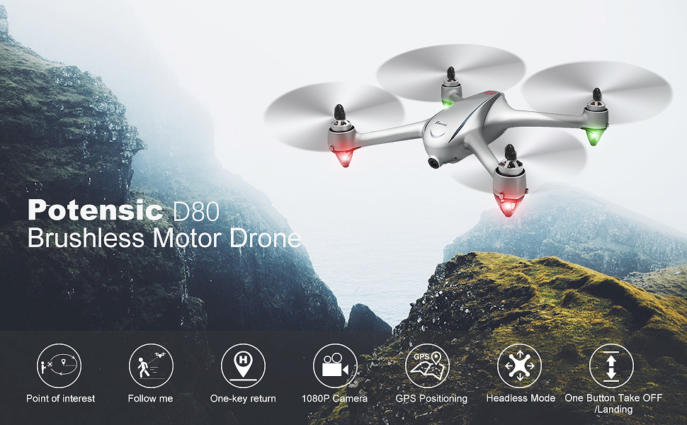 Potensic D80 Le meilleur drone GPS en dessous de 300 € DroneStore.fr