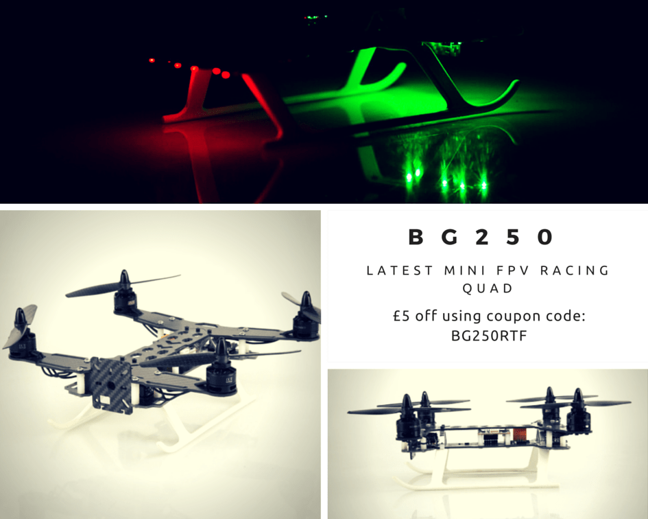 Bind and Fly BG250 Mini FPV Quadcopter Product