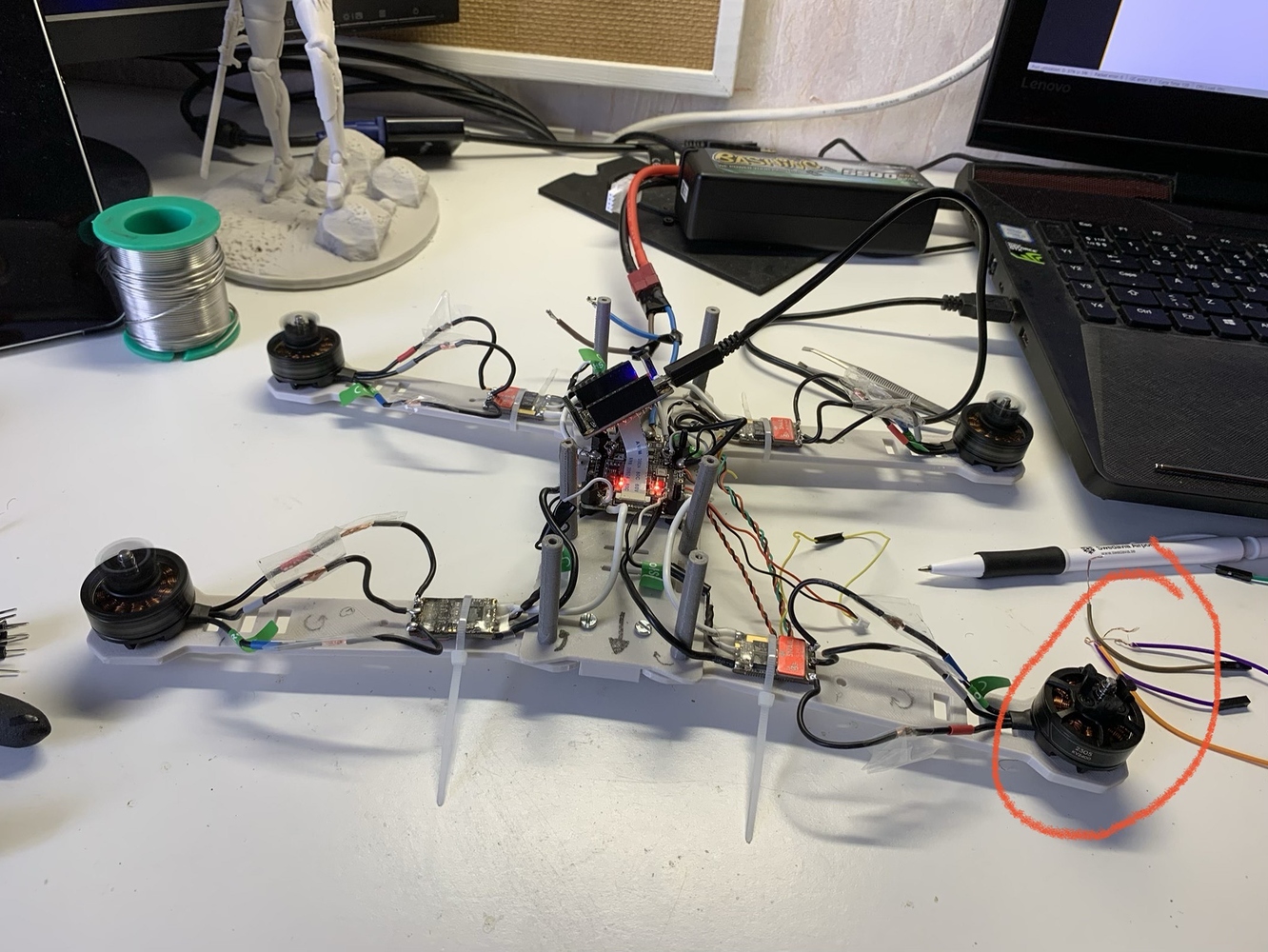 Esc beeping and motors jerking when trying to calibrate escs on