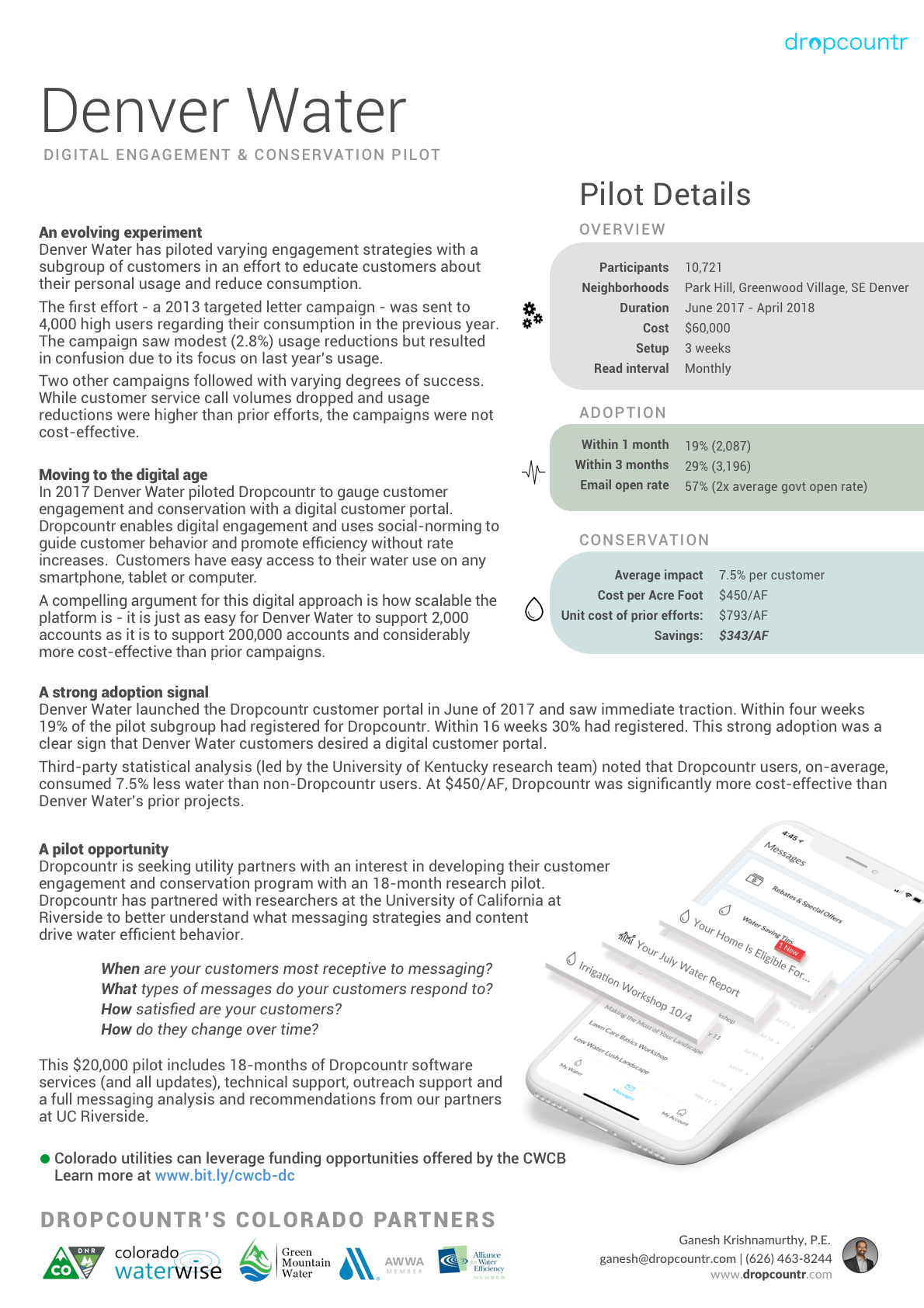 Denver Water Case Study Dropcountr