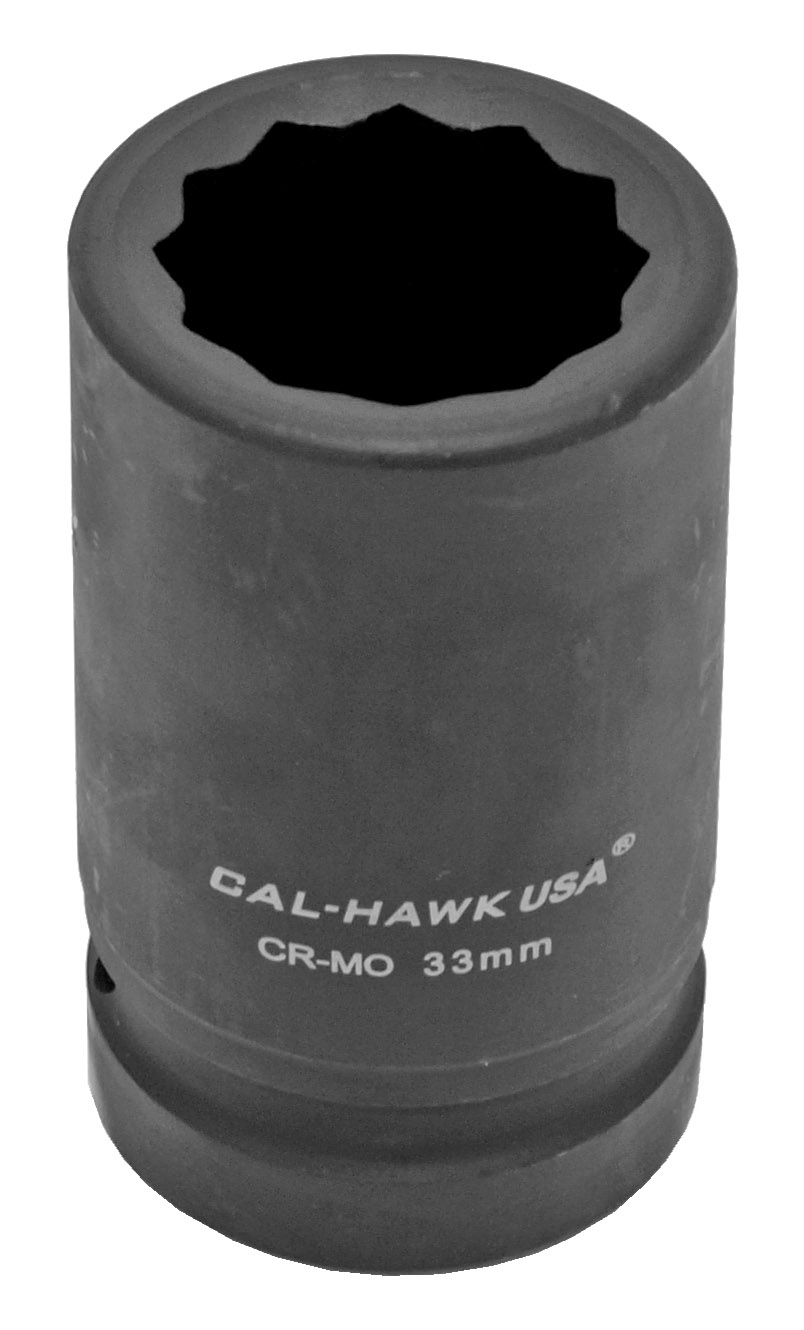 CalHawk 1" Dr. x 33mm Spindle Axle Nut SKT