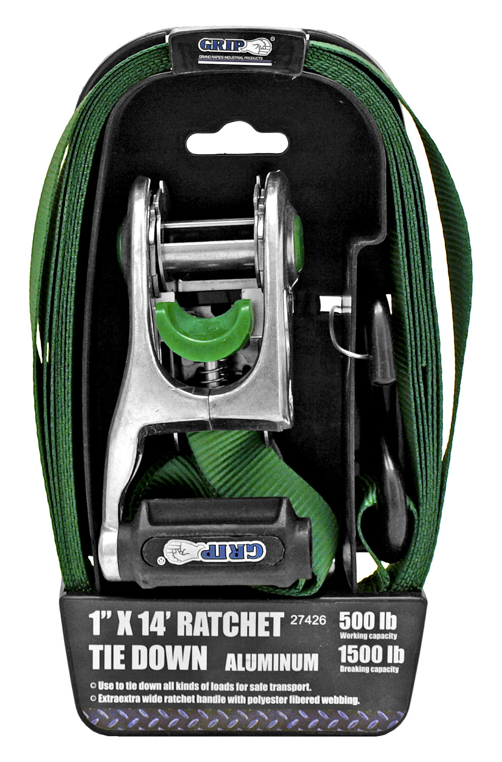 1" x 14' Ratchet Tie Down