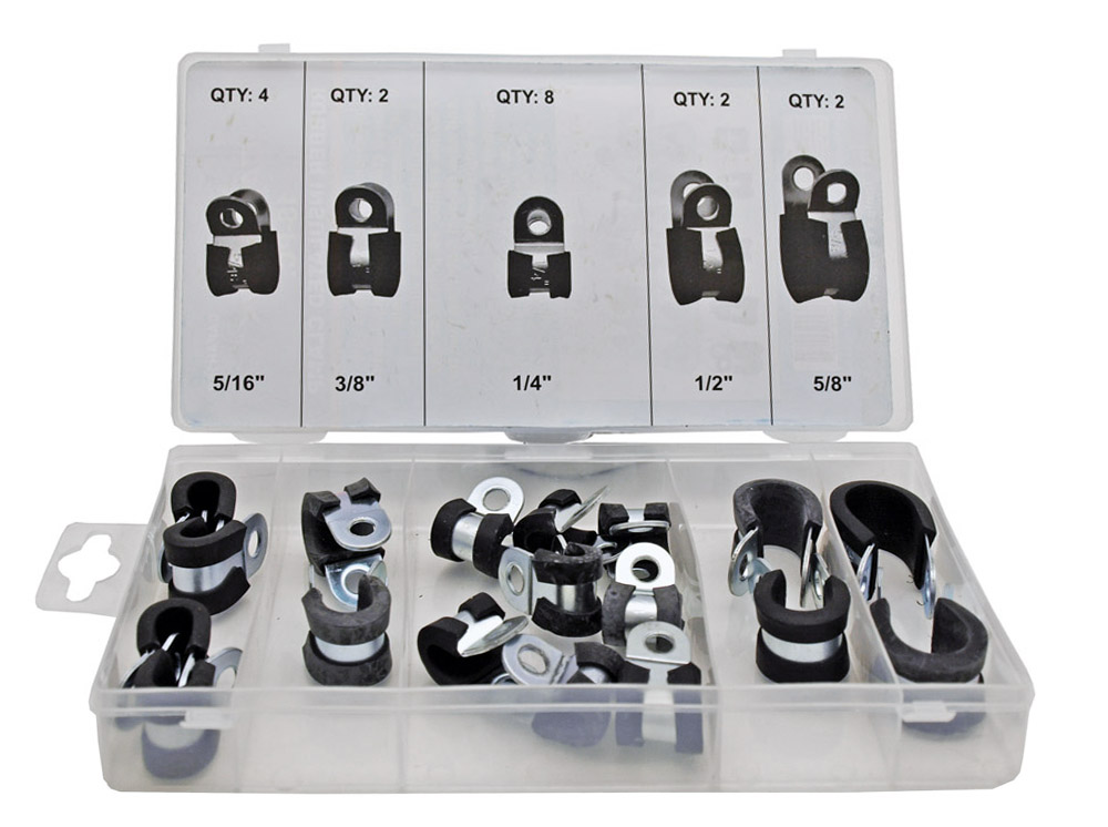 18pc. Rubber Insulated Clamps