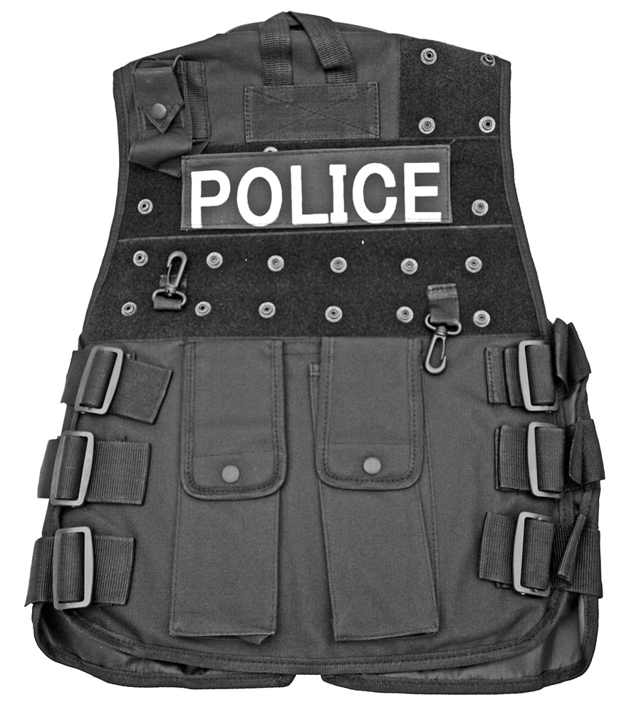 Tactical Police Vest Black