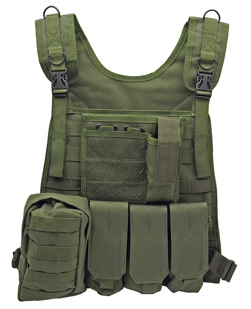 MOLLE  Tactical Vest OD Green
